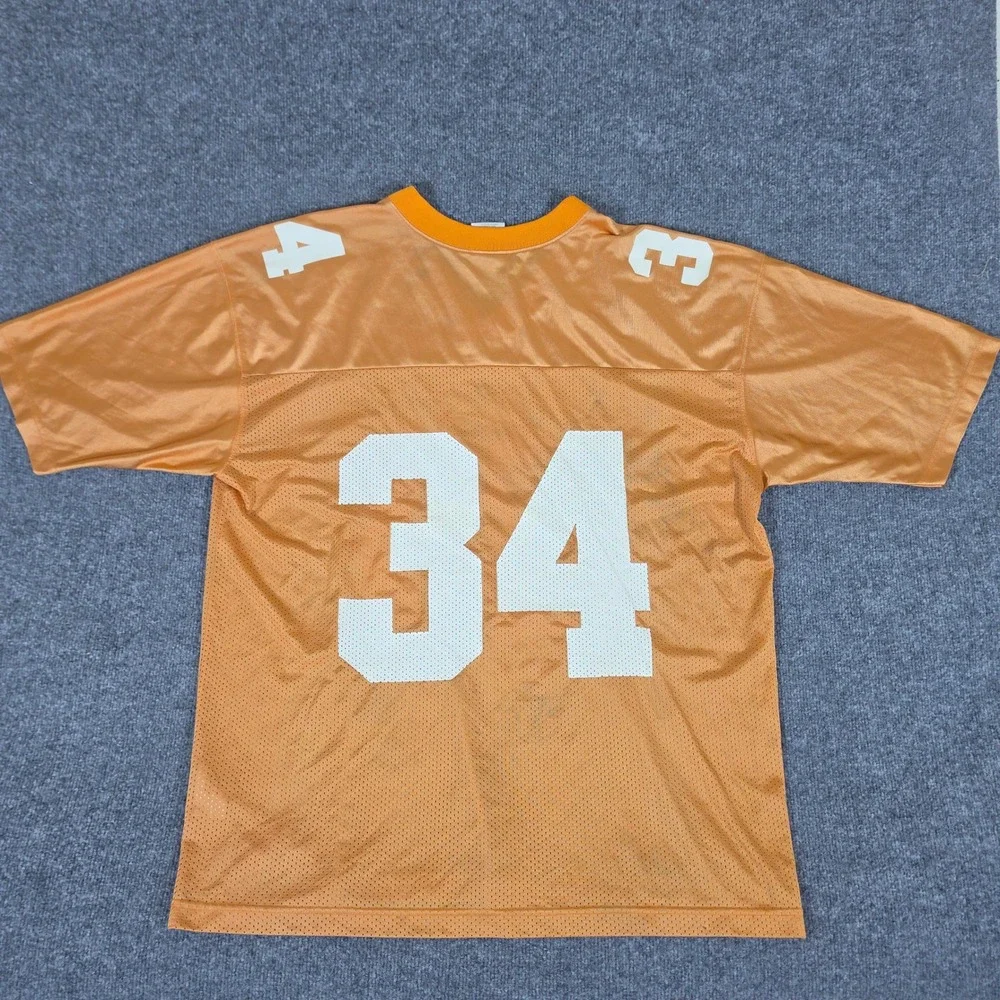 Adidas Tennessee Volunteers Football Jersey Mens Sz XL Orange #34 Mesh FLAW
